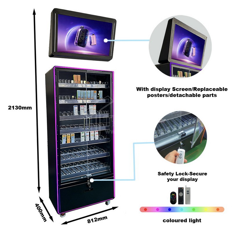 Display stand with smart remote-controlled unlocking Display stand with smart remote-controlled unlocking