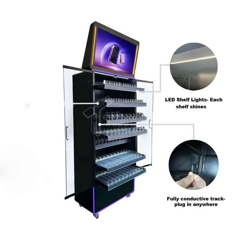 RGB LED lighted smoke shop display fixture RGB LED lighted smoke shop display fixture